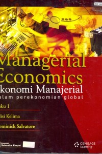 MANAGERIAL ECONOMICS