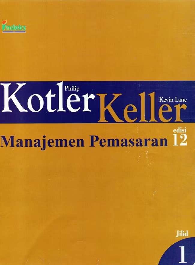 Manajemen pemasaran jilid 1