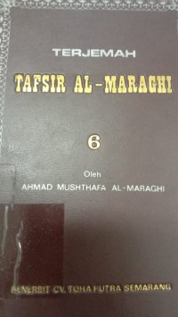 Terjemah tafsir al-maraghi Vol. 6