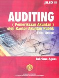 Auditing II : pemeriksaan akuntan oleh kantor akuntan publik