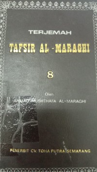 Terjemah tafsir al-maraghi Vol. 8