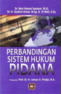 Perbandingan sistem hukum pidana