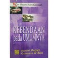 Seri hukum harta kekayaan: kebendaan pada umumnya