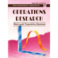 Operations research: model-model pengambilan keputusan