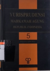 Yurisprudensi mahkamah agung Republik Indonesia. Jild. 5